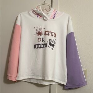 Kids Colorful Milk or Juice Hoodie